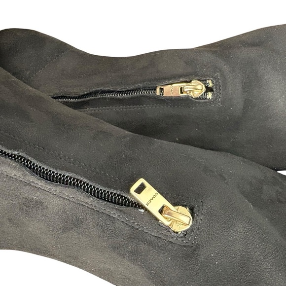 Elegant Black Knee-High Women's Boots - Picture 9 of 10